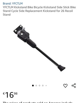 Pata de cabra para bicicleta