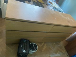 Cómoda de madera beige y marrón
1,60x 0,48x 0,77