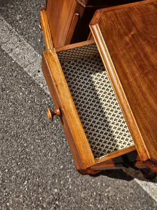 Coppia comodini antichi restaurati 1870