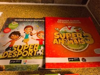 Álbuns Super Animais e Super Desportos Pingo Doce