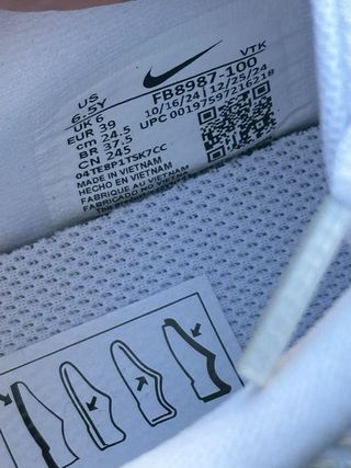 Nike Air DN Plata/Blanco