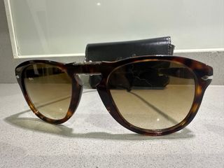 Gafas Persol 714 Plegables Marrones Vintage