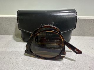Gafas Persol 714 Plegables Marrones Vintage