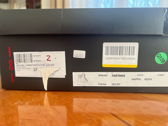 Anfibi 181 N.37 Neri