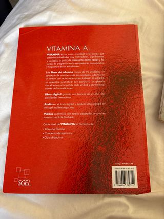 Vitamina A1 libro del alumno + licencia digital...