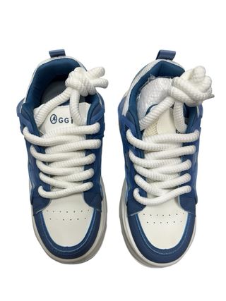Scarpe sportive uomo donna blu bianche
