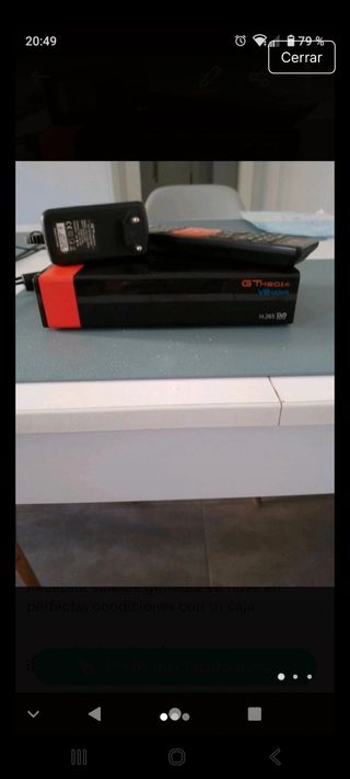 Receptor Satélite GTHEDIA V8 Nova H.265