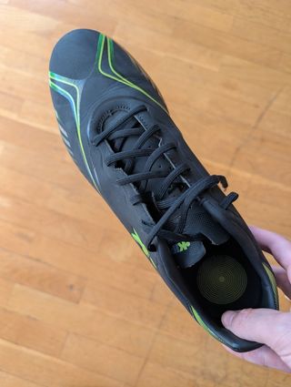 Zapatillas Fútbol Sala Kipsta Negras y Verdes