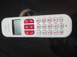 Teléfono Inalámbrico Alcatel Blanco y Rojo