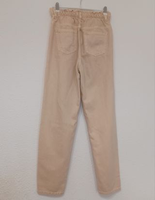 Pantalón Mango Beige Talla 13-14 años, 164 cm