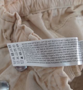 Pantalón Mango Beige Talla 13-14 años, 164 cm