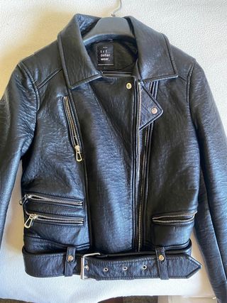 Chaqueta de cuero Zara