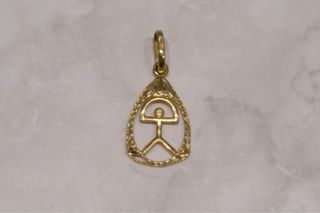 COLGANTE INDALO, ORO 18K/0.8g