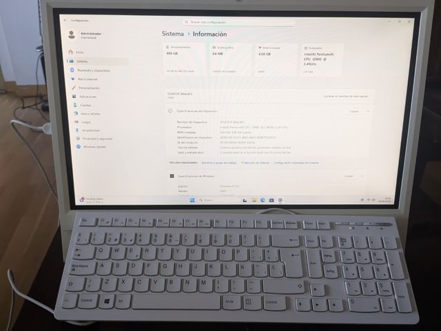 Lenovo C260 All-in-One con pantalla táctil