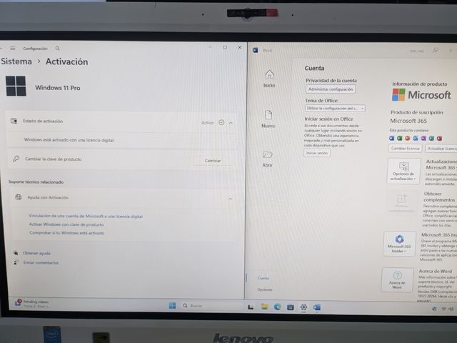Lenovo C260 All-in-One con pantalla táctil