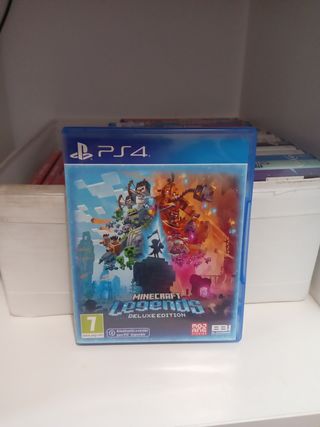 Minecraft Legends Deluxe Edition PS4, buen estado.