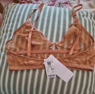 Conjunto 3 sujetadores encaje coquette Talla S