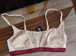 Conjunto 3 sujetadores encaje coquette Talla S