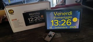 Orologio Digitale con Sveglia e Promemoria