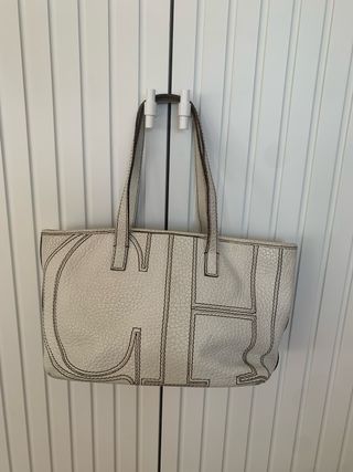 Bolso Carolina Herrera CH Blanco Original