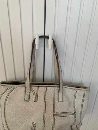 Bolso Carolina Herrera CH Blanco Original