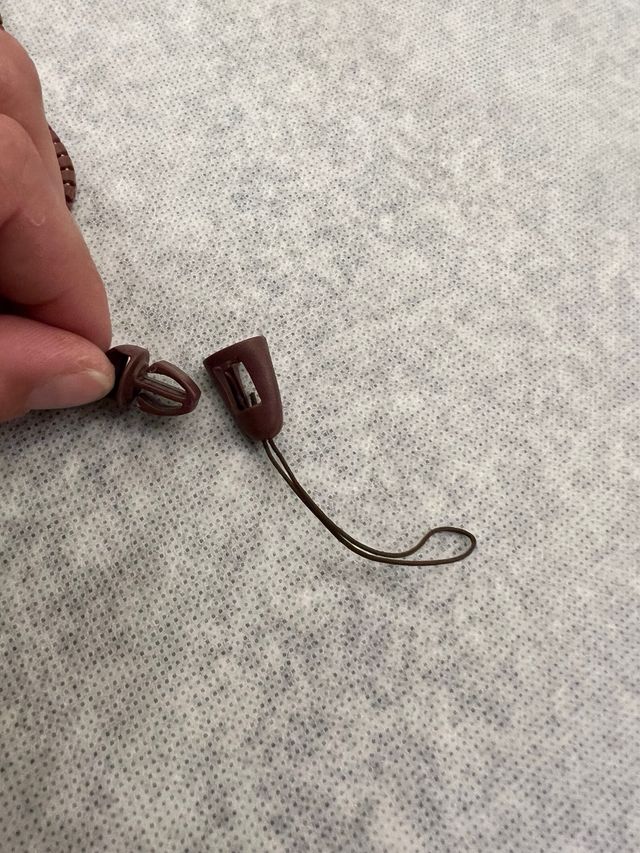 Portachiavi ZIP marrone Eurochocolate