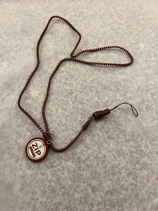 Portachiavi ZIP marrone Eurochocolate