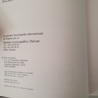 Nueva Enciclopedia del Mundo - 41 Tomos - Spanish