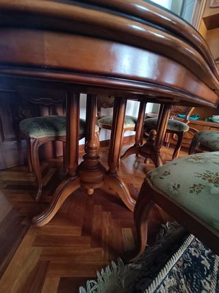 Mesa de comedor extensible madera