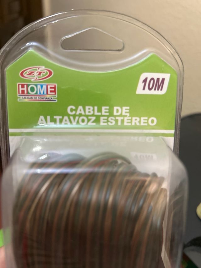 Cable Altavoz Estéreo ZT HOME 10M