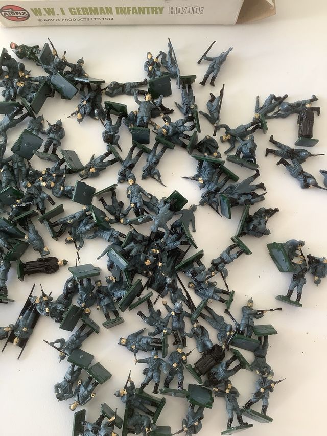 Maqueta Airfix WW1 soldados alemanes 132