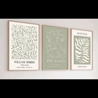 Lienzos William Morris, Picasso y Matisse