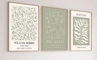 Lienzos William Morris, Picasso y Matisse