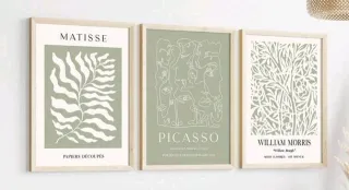 Lienzos William Morris, Picasso y Matisse