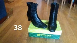 Botines negros mujer talla 38