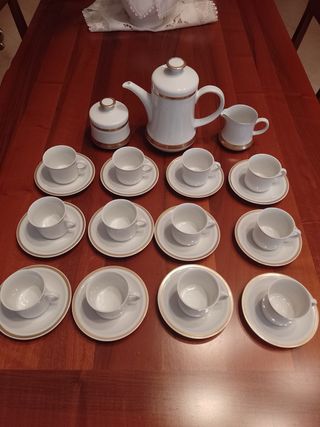 Servizio da caffè Bavaria 12 pz oro