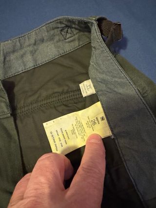 Piratas mujer G-Star RAW verde oliva