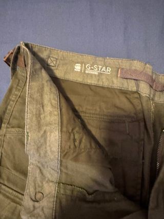 Piratas mujer G-Star RAW verde oliva