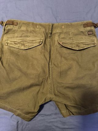 Piratas mujer G-Star RAW verde oliva