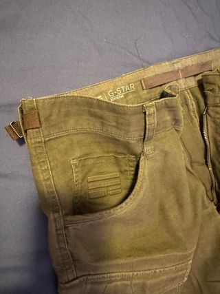 Piratas mujer G-Star RAW verde oliva