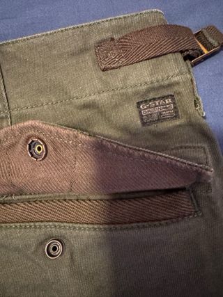 Piratas mujer G-Star RAW verde oliva