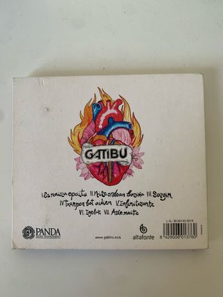 CD Gatibu aske maitte, aske bizi firmado