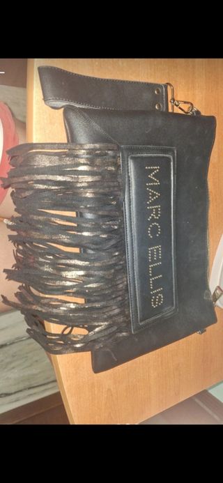 Pochette Marc Ellis nera e oro