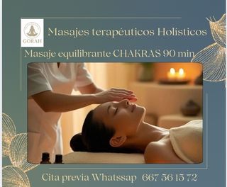 Masaje equilibrante chakras