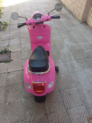 Moto eléctrica infantil rosa