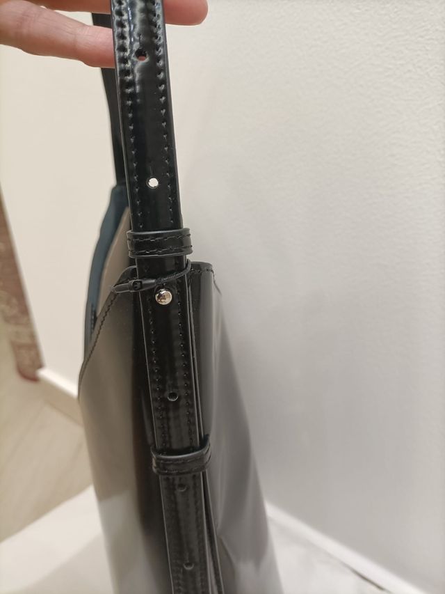 Elegante Borsa Zara nera con pochette