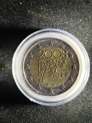 Moneda 2 Euros Presidencia Francesa 2008