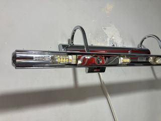 Lampada parete orientabile metallo cromo