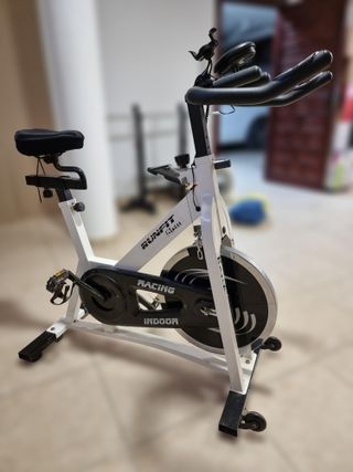 Bicicleta Spinning Runfit Racing Blanca