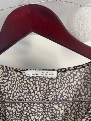 Blusa Pull&Bear Estampada Talla XS